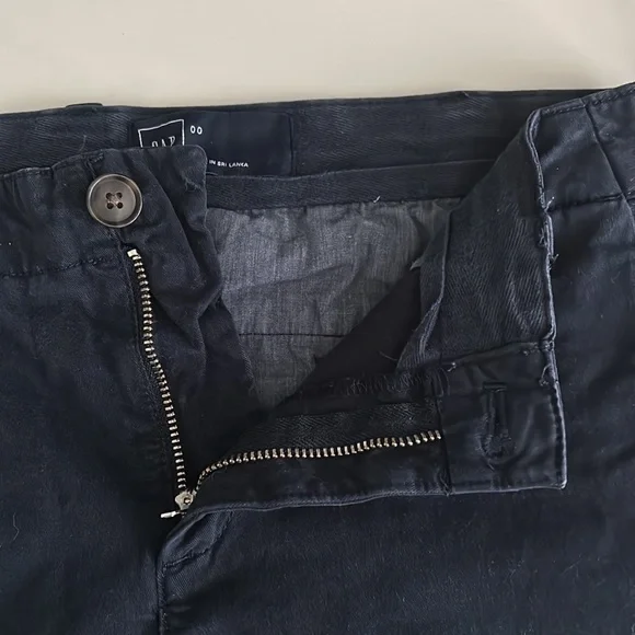 GAP Girlfriend Twill Khaki Chino Pant Navy Size 00 - Picture 11 of 12